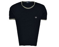 FRED PERRY Koszulka Męska Logowana / M