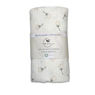 Zavinovačka mušelínová deka 100% bavlna premium SWAN