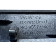 AUDI A4 8W B9 DEKOR Tür links heck 8W0867419