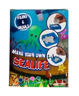 Urob si sám sadrová figúrka + farby - Ocean Sealife