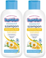 Szampon witaminowy blask BAMBINO RODZINA 2x 400ml Zestaw