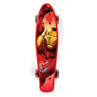 Deskorolka deska fiszka mocna 55cm Avengers Ironman