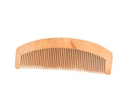 Hrebeň do vlasov vreckový drevený bambusový ekologický 14 x 5 cm