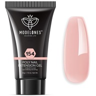 Modelones Poly Nail Gel Builder Żel do przedłużania paznokci Jasny morelowy