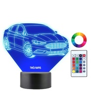 Lampka Nocna 3D LED Ford Mondeo Prezent Imię