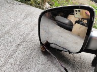mirror VW T5 left driver´s silver 5 pin