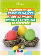 Barwniki Spożywcze Zestaw do Jaj Jajek Pisanki 4 Kolory Wielkanoc
