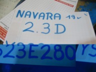 engine MOTOR NISSAN NAVARA 2,3D 19R YS23E280