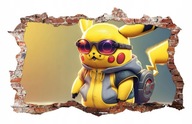Naklejki na ścianę Pikachu Pokemon fototapeta 3D 70x46 cm #9
