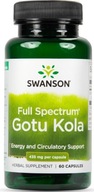 SWANSON GOTU KOLA 435MG 60K UKŁAD NERWOWY STRES