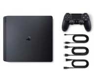 PLAYSTATION 4 SLIM 1TB - 1000GB - KONSOLA + PAD + OKABLOWANIE