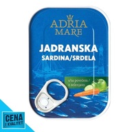 Jadranská sardinka so zeleninou v omáčke. Adria Mare 105g
