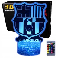 Lampka 3D nocna led usb FC Barcelona