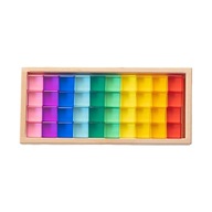 Zestaw klocków Cube Smooth Learn Color Prezent Nauka zabawek edukacyjnych 40szt