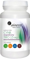 Aliness Cynk Organiczny Trio 15mg ODPORNOŚĆ Testosteron Wzrok Paznokcie