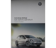VW Golf VII 2013-2016 Polska instrukcja obsługi kolorowa oryginalna VW OEM