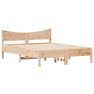 vidaXL Rám postele, 120 x 200 cm, masívne borovicové drevo