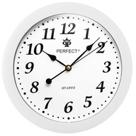 Nástenné hodiny Perfect biela 28cm + 1x AA