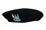 wojskowy BERET CZARNY ORYGINAŁ haftowany rozm. 57