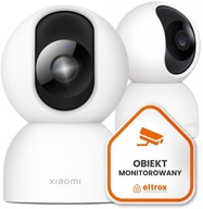 OBROTOWA KAMERA IP WiFi Xiaomi C400 ZESTAW Z NAKLEJKĄ OBIEKT MONITOROWANY