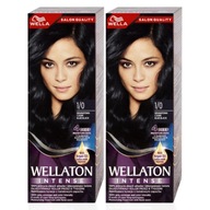 Wellaton Intense Farba na vlasy 1/0 Tmavomodrá Čierna s arganovým olejom x2