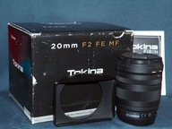 Obiektyw Tokina FiRIN 20mm f/2 FE MF.