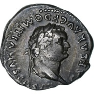 Domitian, Denarius, 80, Rome, Srebro, EF(40-45), R