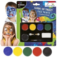 Farby do malowania twarzy farbki dla dzieci KIDEA