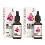 Aura Herbals Vitamín D3 2000IU + K2 MK7 30ml