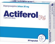 Výživový doplnok Poľský Lek Actiferol Fe 30 mg 30 kapsúl