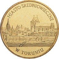 0712 2 zł - Miasto Średniowieczne w Toruniu - men.