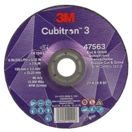 3M Cubitron 3 Kotúč na rezanie a brúsenie, 47563, P36+, T27, 150mmx3,2mm