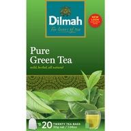 DILMAH PURE GREEN TEA cejlońska czysta ZIELONA herbata SYPKA 100G