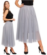 Elegantná dámska MIDI sukňa Módna ľahká Vzdušná Tyl MORAJ L/XL