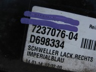 BMW F11 2.5 D 14R moulding cap threshold right 7237076