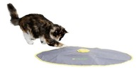 KERBL hračka interaktívna hra pre mačku utekajúce pierka podložka rybársky prút