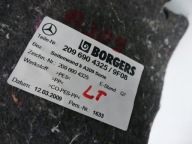 MERCEDES A209 W209 CABRIO mats boot 09r