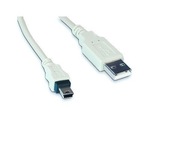 Cablexpert Cablexpert CC-USB2-AM5P-3 USB A, Mini-USB B, 0,9 m, biały