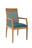 4 SZTUKI Krzesło Drewniane Z Podłokietnikami KT 42