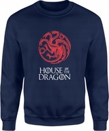 HOUSE OF DRAGON RÓD SMOKA MĘSKA GRA O TRON XL BLUZA BEZ KAPTURA DRESOWA