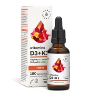 Vitamín D3 4000 IU + K2 FORTE 30ml Aura Herbals