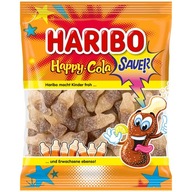 Żelki Happy Cola Sauer Haribo 175 g Kwaśna Cola z Niemiec