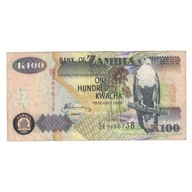 Banknot, Zambia, 100 Kwacha, 2006, KM:38f, VF(20-2