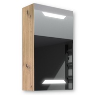 Drevená skrinka 40x70 LED zrkadlo Loki Artisan