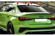 Audi A3 8Y 2020+ Sedan SPOILER NA TYLNĄ SZYBĘ blenda ABS glossy blackSOBMAR