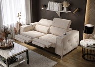 Wygodna Sofa Relax Kanapa Dwuosobowa Orion II Regulowane Zagłówki Glamour