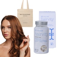 Vitamíny HAIRVITY pre rast vlasov HALIER + TAŠKA NUTRIDOME DARČEK
