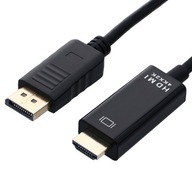 Kábel Pawonik JL-D1011K DisplayPort - HDMI 1,8 m čierny