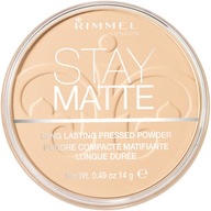 RIMMEL PÚDER V KAMENI STAY MATTE 002 PINK BLOSSOM 14G