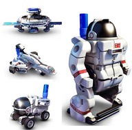 ZESTAW SOLARNY ROBOT EDUKACYJNY 6W1 STATEK SAMOLOT